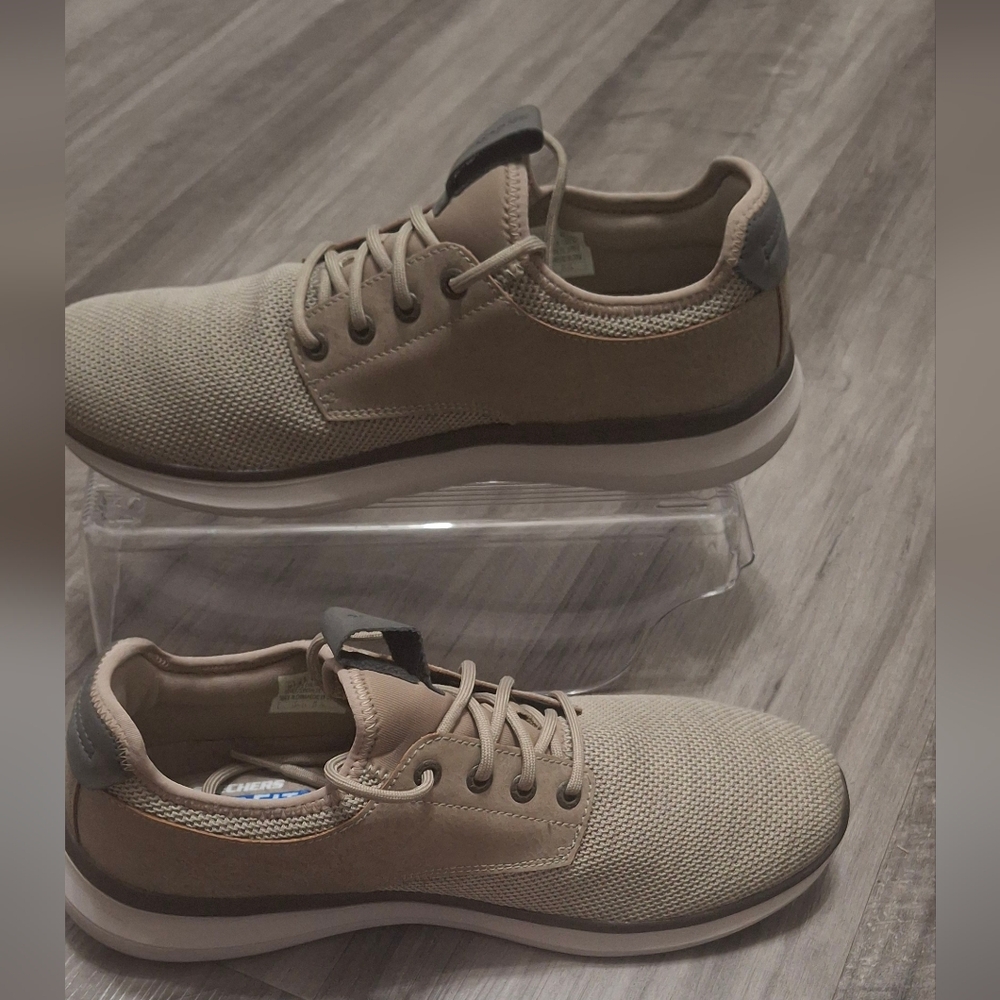 Skechers Men's Taupe Casual Sneakers